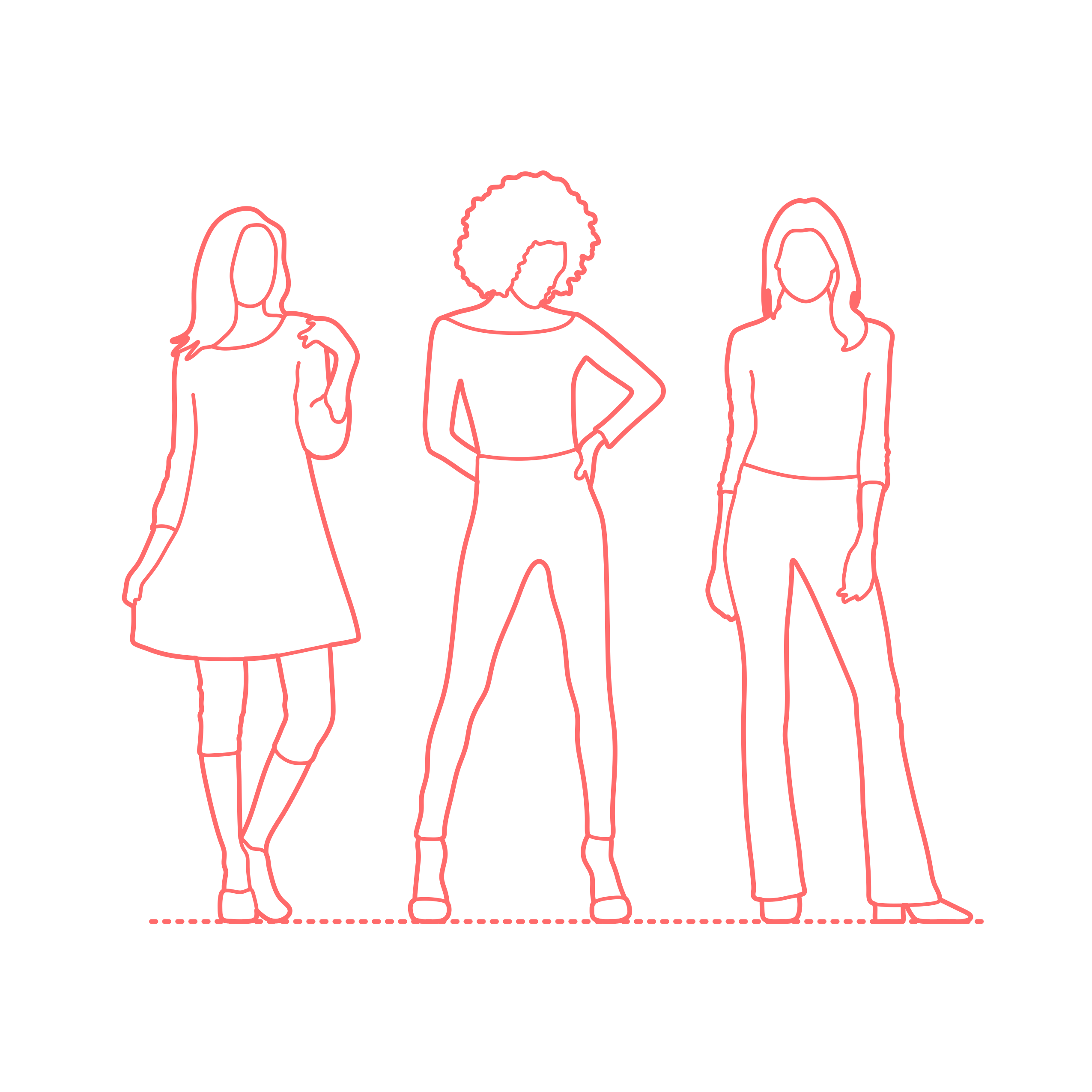 Humans Standing Female Front Laser Cut Svg File Free Vectors